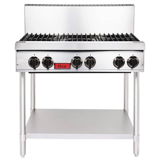 Thor 36" Gas Hob 6 Open Burners Safety Valve w/Flame Failure Protect TR-HP636F - Image 2