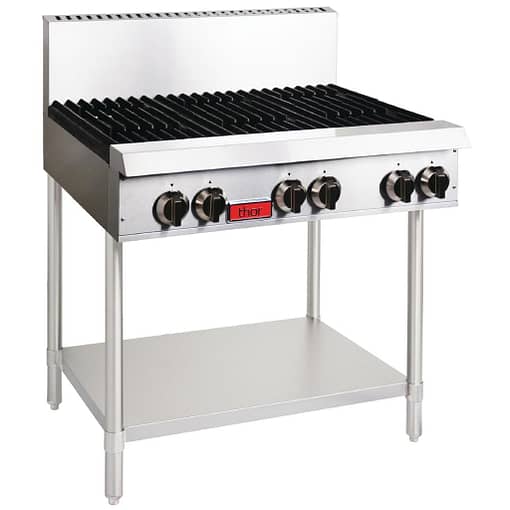 Thor GE757-N 6 Burner Natural Gas Cooktop – Heavy-Duty Commercial Hob