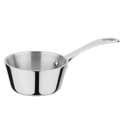Vogue Stainless Steel Mini Gravy Pan - 80mm 150ml - Image 3