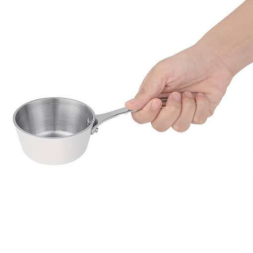 Vogue Stainless Steel Mini Gravy Pan - 80mm 150ml - Image 2