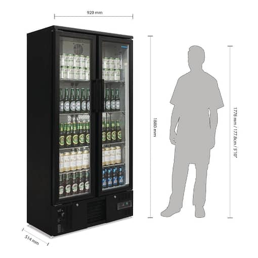 Polar G-Series Upright Back Bar Cooler 490Ltr GJ449-A - Image 4