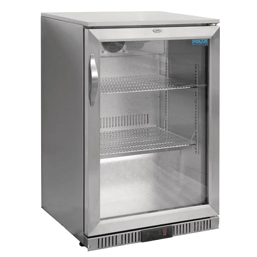 Polar G-Series Back Bar Cooler with Hinged Door Stainless Steel - 138Ltr - Image 3