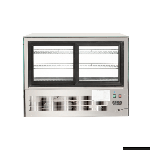 Counter top square glass cold food display - GN-900RT - Image 5