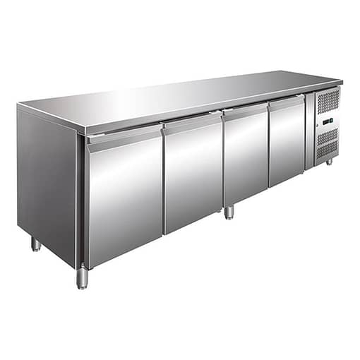 GN4100TN TROPICALISED 4 Door Gastronorm Bench Fridge - Image 2