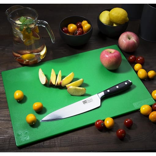 Hygiplas Antibacterial Low Density Chopping Board Green - 450x300x10mm - Image 2