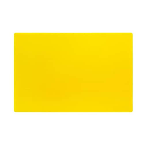 Hygiplas Antibacterial Low Density Chopping Board Yellow - 450x300x10mm - Image 2