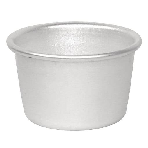 Vogue Aluminium Dariole Moulds | 85ml | 35x60mm | Pack of 6 | Commercial - Image 3