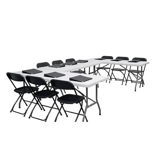 Bolero Centre Folding Table - 1.8m Long - Image 2
