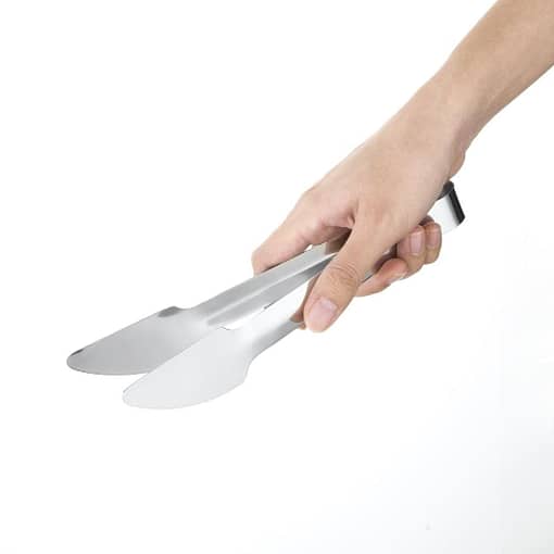 Vogue Hamburger Tongs St/St - 225mm 9" - Image 2