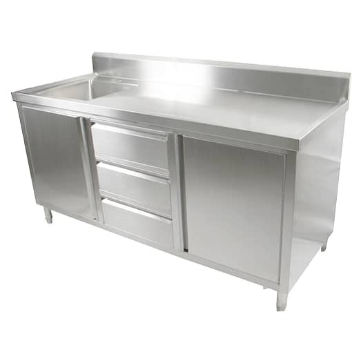 SC-6-1500L-H Cabinet with Left Sink - Image 2