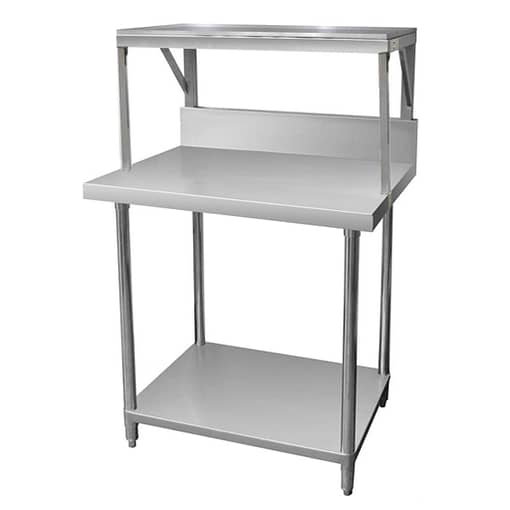 SMB-7-0900 - Heavy Duty Salamander Bench with Shelf Braces - Image 3