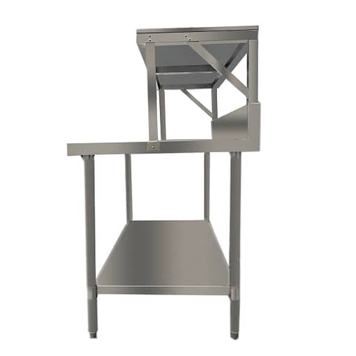 Modular Heavy Duty Salamander Bench with Shelf Braces - SMB-8-1200 - Image 2