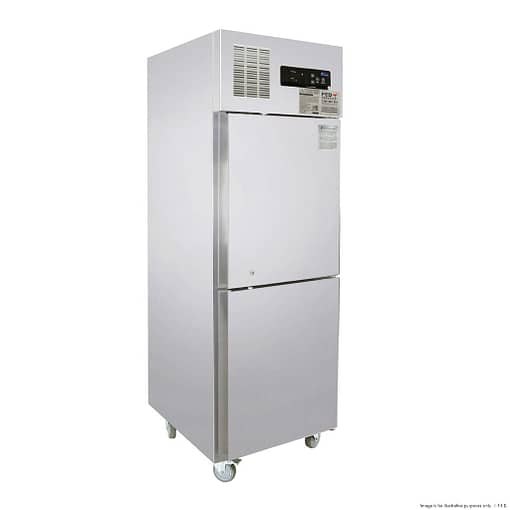 TROPICAL Thermaster 2 x Half door SS Fridge - SUC500 - Image 2