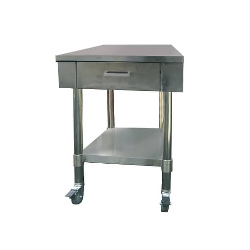 FED SWBD7-1 Stainless Steel Workbench with 1 Drawer and Undershelf