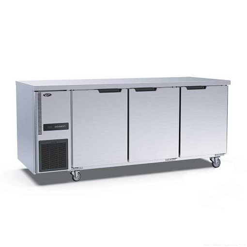 Stainless Steel Triple Door Workbench Fridge - TL1800TN-3D - Image 2