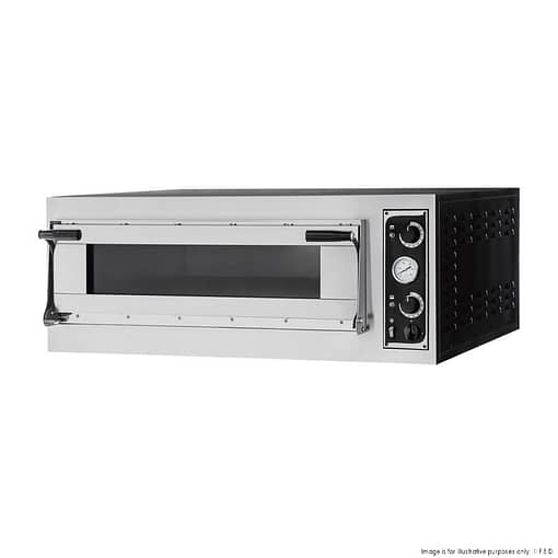 TP-2-1-SD Prisma Food Pizza Ovens Single Deck  6 x 35cm - Image 5