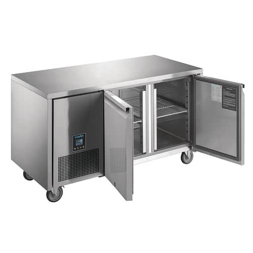 Polar U Series 2 Door Counter Freezer - 196Ltr - Image 2
