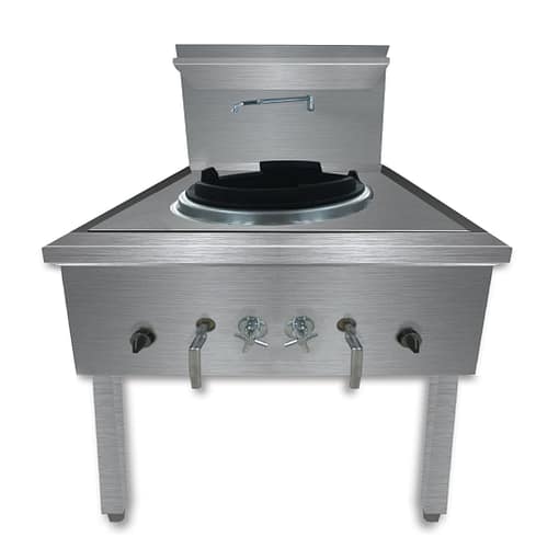 Gasmax WW-1L Waterless LPG Single Wok | Stainless Steel, Duckbill Burner - Image 2
