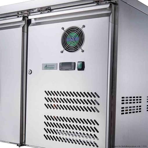 Stainless Steel Double Door Workbench Fridge - TS1200TN - Image 3