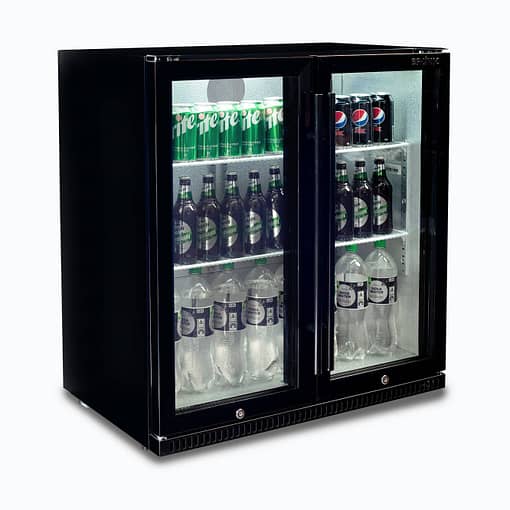 Bromic Chiller BB0200GD-NR B/Bar 2DR Hinged 190L 870mm - Image 2