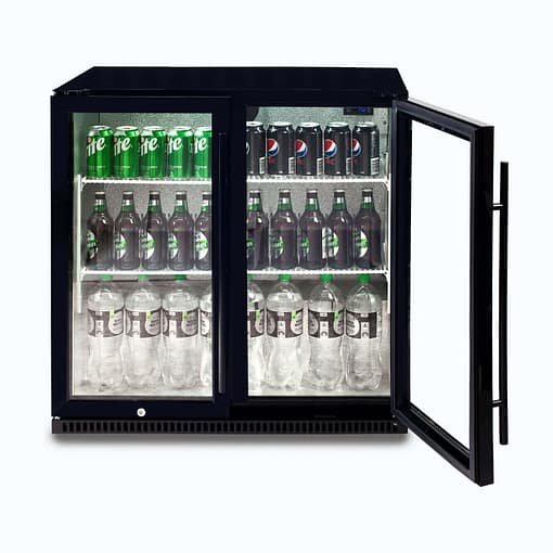 Bromic Chiller BB0200GD-NR B/Bar 2DR Hinged 190L 870mm - Image 4