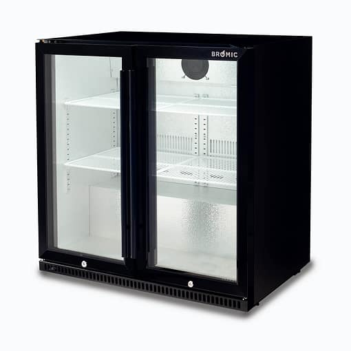 Bromic Chiller BB0200GD-NR B/Bar 2DR Hinged 190L 870mm - Image 7