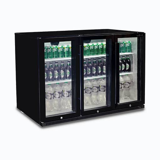 Bromic Chiller BB0330GD-NR – 307L Triple Door Back Bar Fridge - Image 2
