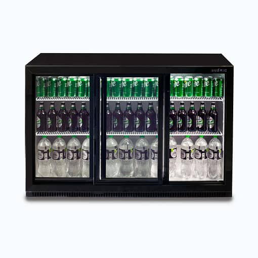 Bromic Chiller BB0330GDS-NR B/Bar 3DR Sliding 330L 870mm - Image 4