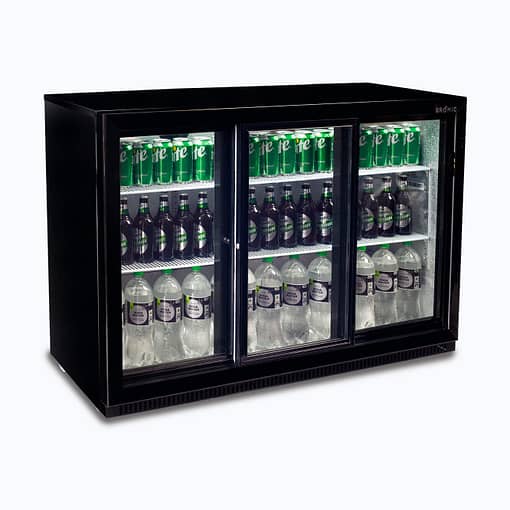 Bromic Chiller BB0330GDS-NR B/Bar 3DR Sliding 330L 870mm - Image 2