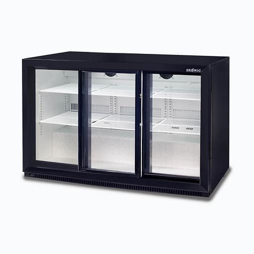Bromic Chiller BB0330GDS-NR B/Bar 3DR Sliding 330L 870mm - Image 7