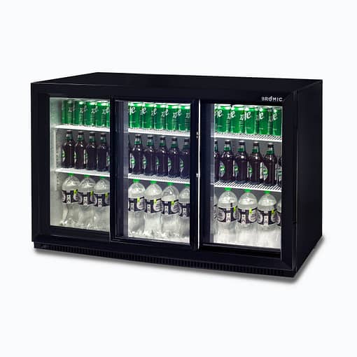 Bromic Chiller BB0330GDS-NR B/Bar 3DR Sliding 330L 870mm - Image 3