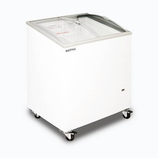 Bromic CF0200ATCG-NR 176L Curved Glass Top Display Chest Freezer - Image 5