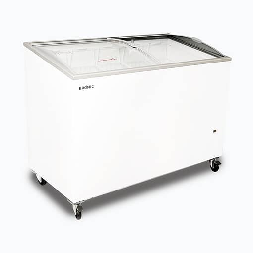 Bromic CF0400ATCG-NR 352L Curved Glass Top Display Chest Freezer - Image 5