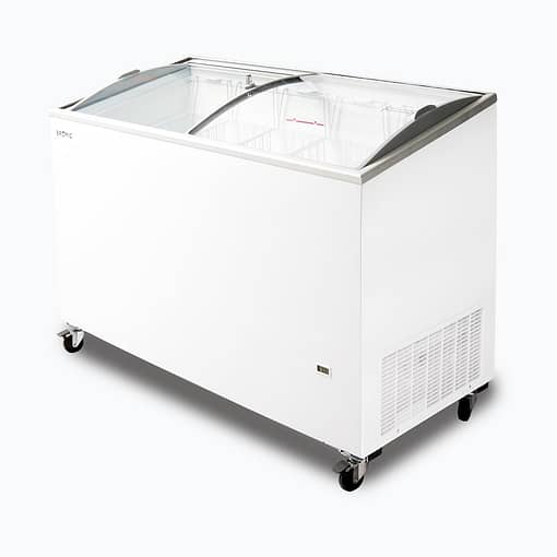 Bromic CF0400ATCG-NR 352L Curved Glass Top Display Chest Freezer - Image 6