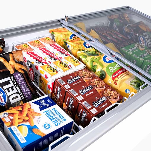 Bromic CF0400FTFG-NR Chest Freezer – 401L Flat Glass Lid - Image 8