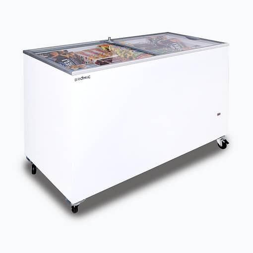 Bromic CF0400FTFG-NR Chest Freezer – 401L Flat Glass Lid - Image 2
