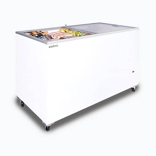 Bromic CF0400FTFG-NR Chest Freezer – 401L Flat Glass Lid - Image 4