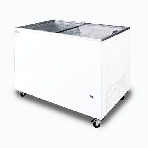 Bromic CF0400FTFG-NR Chest Freezer – 401L Flat Glass Lid - Image 6