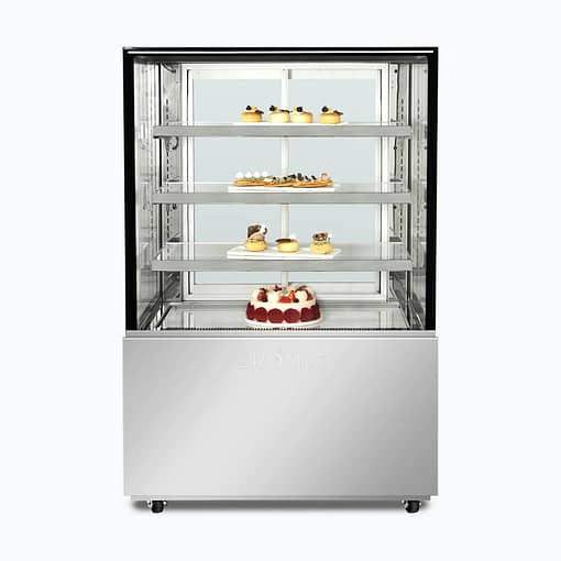 Bromic 4 tier chilled food/cake display 900mm-FD4T0900C-NR