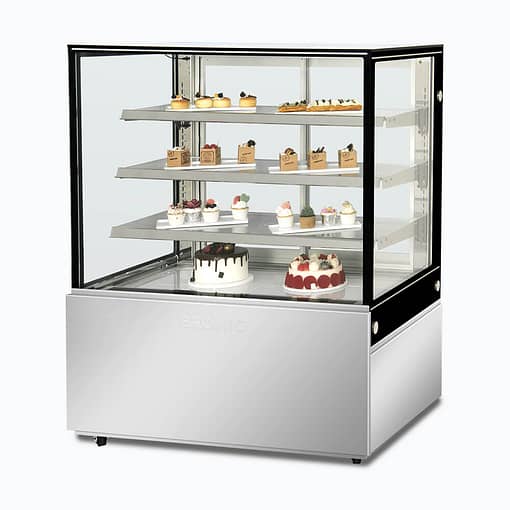 Bromic 4 tier chilled food/cake display 1200mm-FD4T1200C-NR - Image 3
