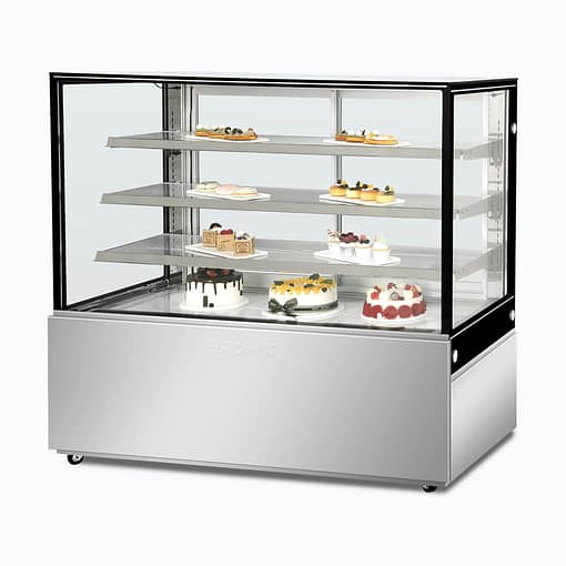 Bromic 4 tier chilled food/cake display 1500mm-FD4T1500C-NR - Image 3