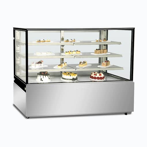 Bromic 4 tier chilled food/cake display 1800mm-FD4T1800C-NR - Image 2