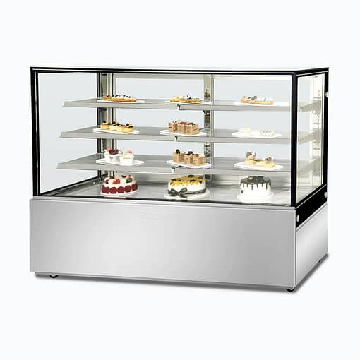 Bromic 4 tier chilled food/cake display 1800mm-FD4T1800C-NR - Image 3