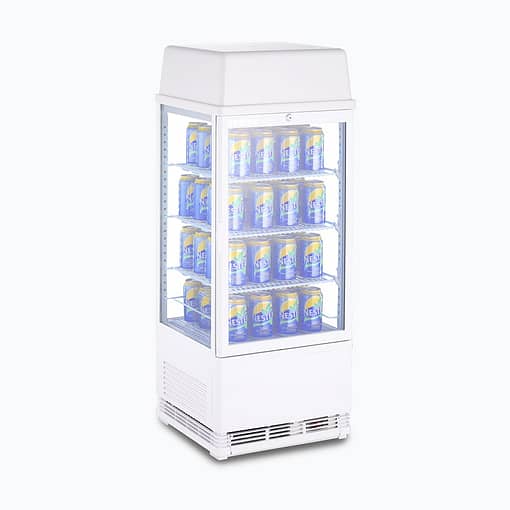 Bromic 78L Countertop Display Fridge - Flat Glass, Super-Efficient CT0080G4LW-NR - Image 2