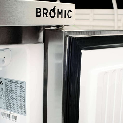 Bromic UBF0140SD-NR Under Counter Freezer – 105L Stainless Steel, 820mm Height - Image 7
