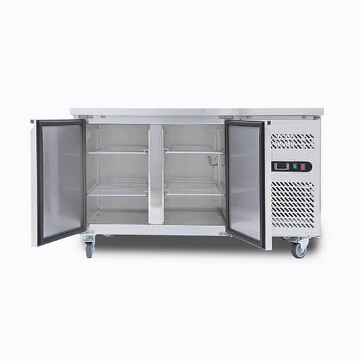 Bromic Freezer UBF1360SD-NR U/Bench 2DR SS 282L - Image 4