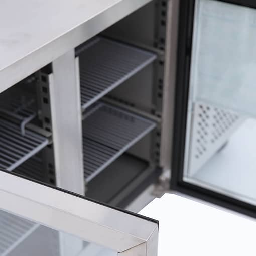Bromic Chiller UBC1360GD-NR U/Bench 2DR GLS 282L - Image 9