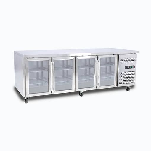 Bromic Chiller UBC2230GD-NR – 4 Glass Door Fridge 553L - Image 2