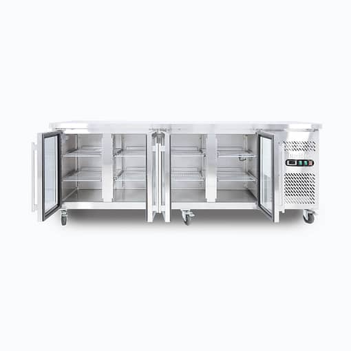 Bromic Chiller UBC2230GD-NR – 4 Glass Door Fridge 553L - Image 4