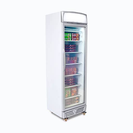 Bromic Freezer UF0374LS-NR Silver UP/R GLS 300L LED - Image 2
